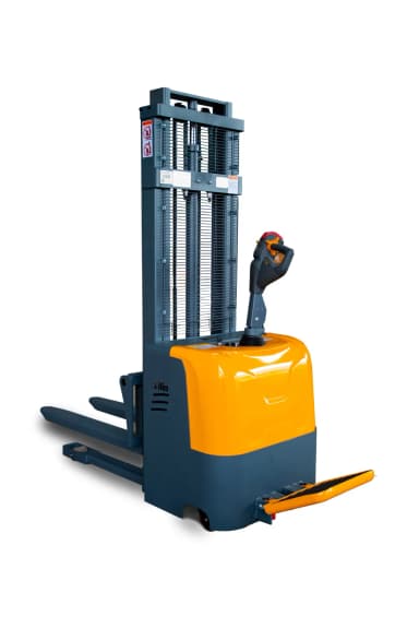 Штабелер самоходный 1,5 т 2,5 м XILIN CDD15K-EN  24/105 В/Ач с раздвижными вилами (с платформой) — фото 1